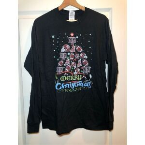 Texas A & M football Christmas tree long sleeve men’s size medium